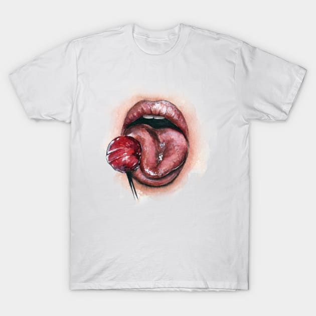 Lips T-Shirt by Kira Balan